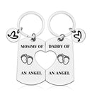 Vadaka Loss of Baby Memorial Gifts Memorial Keepsake Keychain Gift for Infant Child Loss Sympathy Gifts for Parents Pregnancy Loss Gifts Loss Memorial Keyring Remembrance Gift for Child Baby Loss