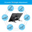 TOHETO A3 Light Pad, Rechargeable Light Board for Diamond Painting, Tracing Light Box with Stand and Clip, Light Table Lightbox for Tracing, Drawing