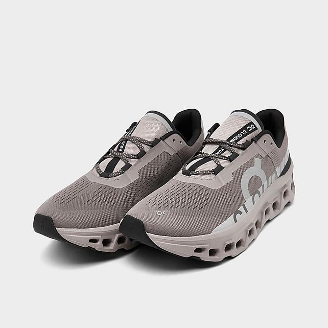 On Men's Cloudmster Running Shoes in Grey/Cinder