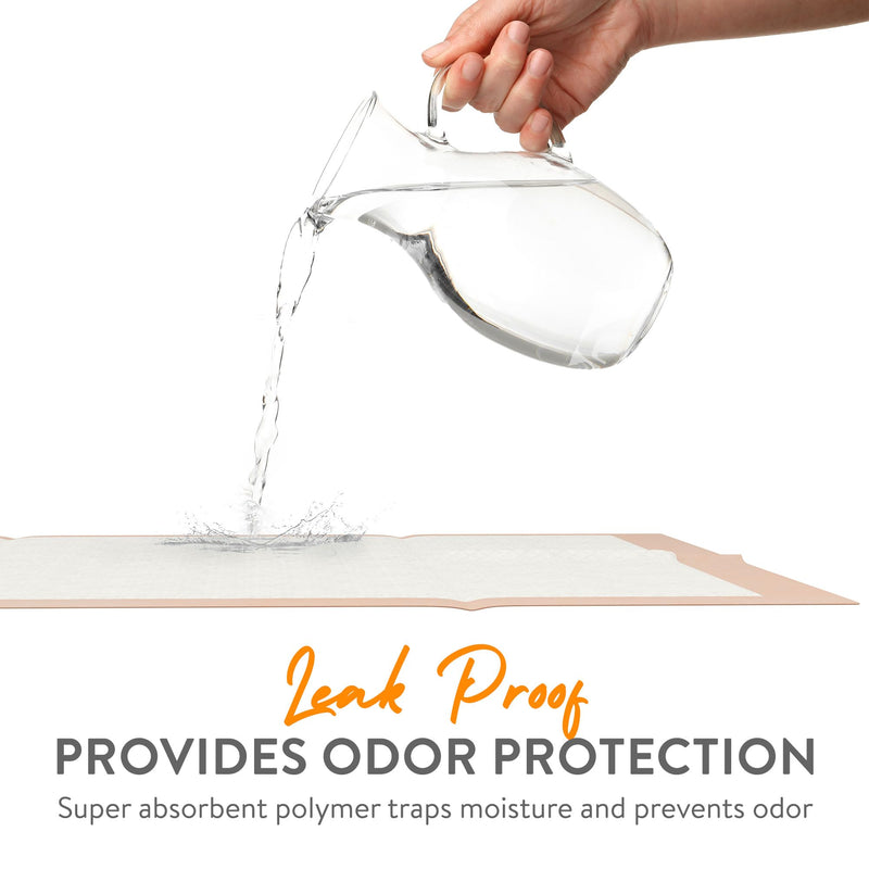 Inspire Extra Large Super Absorbent Disposable Bed Pads for Incontinence Ultra Thick and Absorbent Bed Pads Disposable Adult | Puppy Pads | Pee Pads for Adults (30" X 36" Pack of 50)