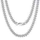 Men's Chain Necklace 18 inch 6MM 316L Stainless Steel Cuban Link Neck Chain Mens Gifts