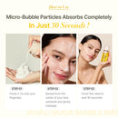 MENOKIN 30 Seconds Quick Bubble Mask [BRIGHT] - [Vitamin C] [Glutathione & Niacinamide] in Micro-bubbles for Dark Spots, Uneven Skin Tone, Korean Skin Care Essential, 70 Uses, 3.21 fl.oz