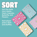 Rainbow Bunny Bop Card Game | Quick & Colorful Travel and Family Games for Kids and Adults | 2-4 Players