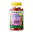 Spring Valley Zero Sugar Kids Multivitamin Gummies with Fruits & Vegetables - 180 Count