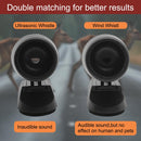 4 Pcs Deer Whistles for Vehicles, Ultrasonic & Wind Activated Deer Warning Whistles Device for Car, Deer Horn with Self-Adhesive Tape for Truck Car and Motorcycle Avoid Collision Wildlife