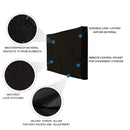 iBirdie Outdoor TV Cover 60 to 65 inch Weatherproof, Cover Size 58''L x 37''H, Waterproof for Outside Flat Screen 60 to 65 inch TV, Black, 600D Thick Fabric TV Screen Protector with Bottom Cover