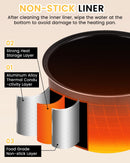 YJINGRUI Boba Cooker Boba Pot 5L Automatic Pearl Tapioca Cooker for Boba Tea & Bubble Tea & Milk Tea Touchscreen 110V