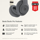 Beats Studio Pro - Premium Wireless Over-Ear Headphones- Up to 40-Hour Battery Life, Active Noise Cancelling, USB-C Lossless Audio, Apple & Android Compatible - Sand Gray
