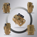 Waist Cell Phone Holster Belt Bag Universal Outdoor Phone Pouch Case Gadget Pocket for iPhone X 8 7 6 6s Plus Samsung Galaxy S8 S7 S6 S5 S4 S3 Note 8 5 4 3 2 LG HTC Etc