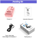 Joymate Gifts for Women Girls, Bluetooth Speaker Phone Stand with Charging Function 360° Rotable Adjustable Cell Phone Holder with HD Surround Sound for Desk Fits All Phones,Tablet (Pink)