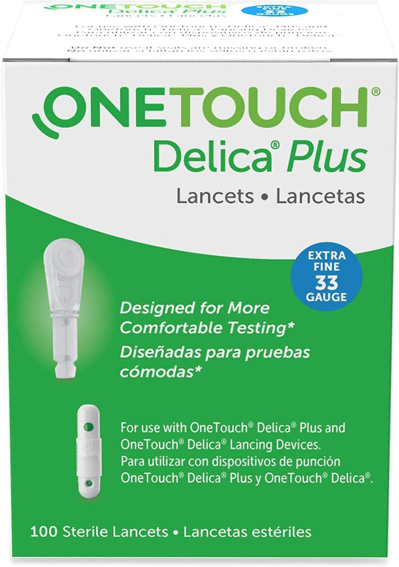 OneTouch Delica Lancet 33G (100 Count)