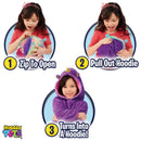 Huggle Pets Rainbow Unicorn Animal Hoodie Sweatshirt and Plush Toy, As Seen on TV