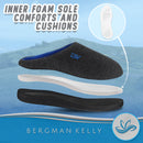 Bergman Kelly Men & Women's Slippers, Two-tone Indoor/Outdoor Clog Style - Size 7/8