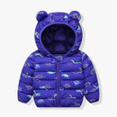 Edvintorg 12M-5T 2023 Winter Kids Warm Down Coats Cute Baby Girls Jacket