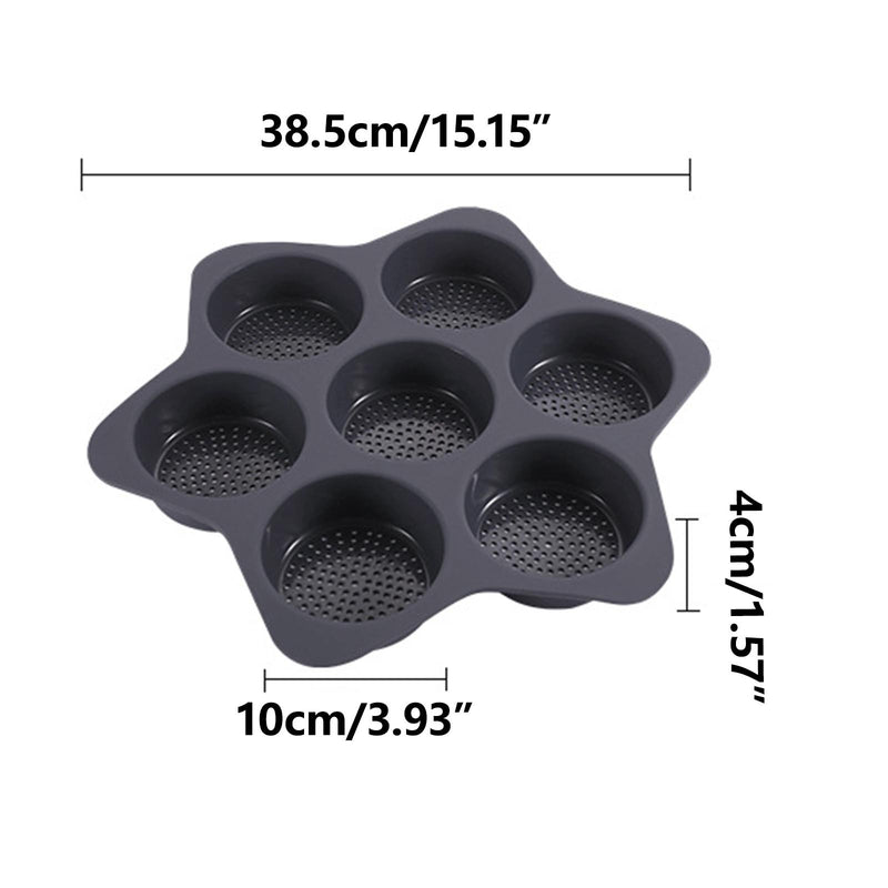 Wovilon Silicone Baking Pan 4Inch Tool Easy to Release Baking Pan Household Loaf Pan