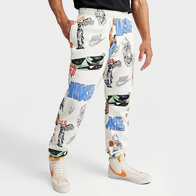 MEN'S NIKE SPORTSWEAR CLUB FLEECE ALLOVER PRINTED JOGGER PANTS