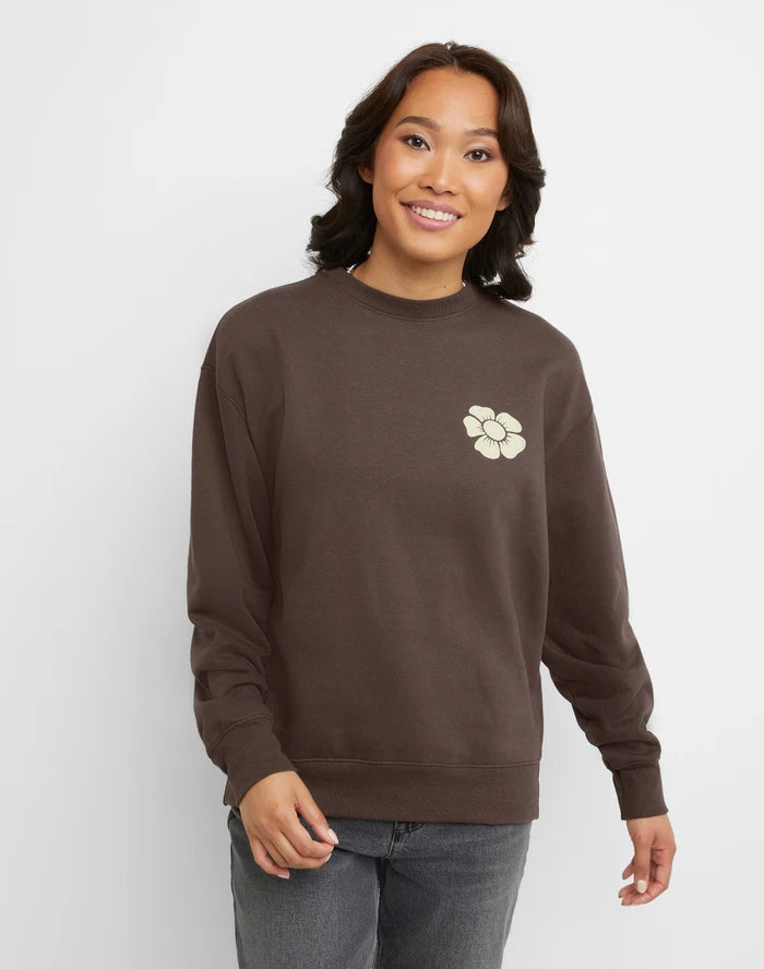 Hanes Originals Women's Fleece Sweatshirt, Good Days Ahead
