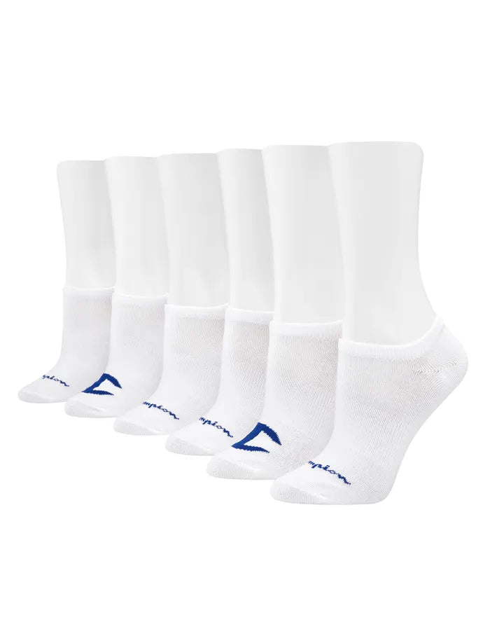 Women's Super No-Show Socks Multi Logo, 6-pairs