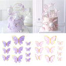 Valatala 40PCS Butterfly Cake Toppers Cupcake Butterflies Toppers Cake Decoration