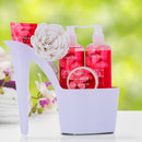 Draizee Heel Shoe Spa Gift Set Cherry Blossom Scented Bath Essentials Gift Basket Relaxation Gifts for Women