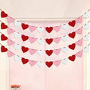 Valentine's Day Felt Banner - No DIY Required - Valentines Decorations Hanging Decor