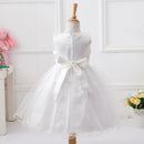 Bullpiano Kids Girls Formal Dresses Flower Girl Sequin Tulle Party Prom Ball Gown Dress 1-10T