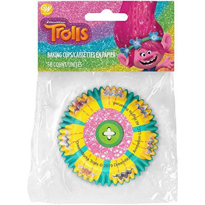 Wilton DreamWorks Trolls Cupcake Liners - 50 Count