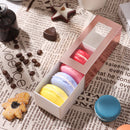 PKGSMART 30 Macaron Gift Boxes for 4 or 5, Rose Gold Macaron Boxes with Clear Window, 4.8x1.9x1.9 inches