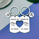 Vadaka Loss of Baby Memorial Gifts Memorial Keepsake Keychain Gift for Infant Child Loss Sympathy Gifts for Parents Pregnancy Loss Gifts Loss Memorial Keyring Remembrance Gift for Child Baby Loss