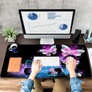 LATEEFAH Desk Mat, Large Mouse Pad and Keyboard Wrist Rest, Ergonomic Mouse Pad Set, Mouse Pad with Wrist Rest Combo for Home, Office, Computer