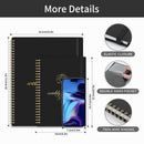 2025 Planner Weekly and Monthly, Calendar Planner with Monthly Tabs, 2025 Weekly Planner from Jan 2025 - Dec 2025, Weekly Monthly Planner with Spiral Binding- 8.5" x 11", Black