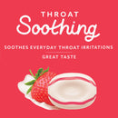 HALLS Throat Soothing (Previously HALLS Breezers) Creamy Strawberry Throat Drops, Economy Pack, 70 Drops