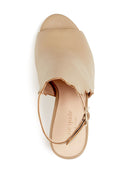 KATE SPADE NEW YORK Womens Pale Taupe Beige Scalloped Ankle Strap Olivia Sandals Shoes 8 M