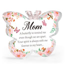 Sympathy for Loss of Mom, Thinking of Mom Memorial Bereavement Gifts Butterfly Acrylic Condolence Remembrance Gifts for Loss of Loved Mother for Table Centerpieces Remembrance