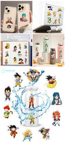 Cartoon Stickers Dragon Ball Super Anime for Kids, 50pcs Japanese Anime Stickers for Water Bottles,iPhone,Styling Cute Toys Doodle PVC Creative