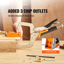 VEVOR 34 Pcs Pocket Hole Jig Kit, Adjustable Versatile Pocket Hole Jig with Toolbox,11" C-clamp, Fixture, Step Drills, Wrenches, Drill Stop Rings, Square Drive Bits-Gifts for Him