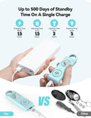 TECKNET Rechargeable Personal Safety Alarm for Women, 130dB Self Defense Keychain Alarm with SOS Strobe Light, Low Battery Notice, Personal Alarm Loud Siren Safety Keychain for Girls Kids Elderly