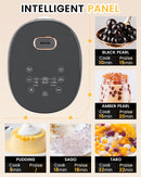YJINGRUI Boba Cooker Boba Pot 5L Automatic Pearl Tapioca Cooker for Boba Tea & Bubble Tea & Milk Tea Touchscreen 110V