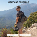Portable Power Station 300W Power Bank with AC Outlet 228Wh Solar Generator with LED Light Portable Generators 9 Outputs Battery Backup Power Supply for Outdoor Camping Travel Emergency