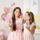 100 Pcs Butterflies Cellophane Treat Bags Plastic Butterfly Party Favors Watercolor Butterfly Cello Candy Bag with 100 Twist Ties for Butterfly Theme Baby Shower Girl Birthday Party Supplies(Purple)