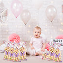 100 Pcs Butterflies Cellophane Treat Bags Plastic Butterfly Party Favors Watercolor Butterfly Cello Candy Bag with 100 Twist Ties for Butterfly Theme Baby Shower Girl Birthday Party Supplies(Purple)