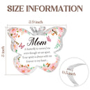 Sympathy for Loss of Mom, Thinking of Mom Memorial Bereavement Gifts Butterfly Acrylic Condolence Remembrance Gifts for Loss of Loved Mother for Table Centerpieces Remembrance