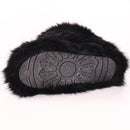 Valpeak Snow Boots for Women 2023 Furry Boots Winter Knee High Flat Heel Fluffy Faux Fur Boots(Light Gray,10)