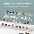 Lifewit 4 Tier Clear Display Risers Stand, Plastic Organizers for Figures, Cupcake, Perfume, Dessert, Desktop Display Stand for Organize and Decoration