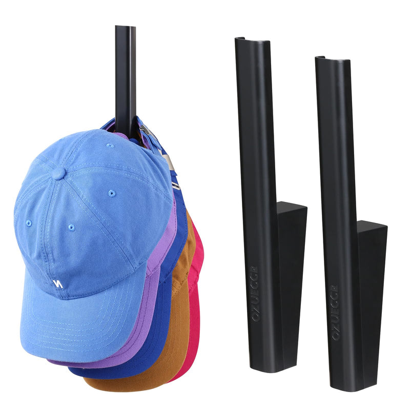 Ozueccr Hat Storage for Baseball caps - Sturdy Space Saving Hat Holder on Wall Display for Hats, Bags, Clothes, Towels - Easy to Install Screw-in Wall Hat Rack Storage Organizer Hanger