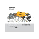 DEWALT Mechanics Tools Kit and Socket Set, 1/4" & 3/8" Drive, SAE, 108-Piece (DWMT73801)
