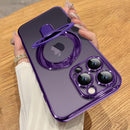OOK Magnetic Case for iPhone 14 Pro Max Full Body Protection Case Purple | Compatible with MagSafe, Kickstand, Screen Protector, Anti-Scratch, Shockproof Cover, for Women Men