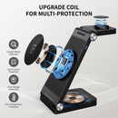 2026 Traveling Wireless Mag-Safe Fast Charging Station,Magnetic 3 in 1 Charger with Light for iPhone 17 16 15 14 13 12 Pro Max Plus,Apple Watch Series & Air pods 4 3 2 Pro-Gifts for Wife & Husband