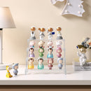 Lifewit 4 Tier Clear Display Risers Stand, Plastic Organizers for Figures, Cupcake, Perfume, Dessert, Desktop Display Stand for Organize and Decoration
