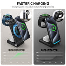 2026 Traveling Wireless Mag-Safe Fast Charging Station,Magnetic 3 in 1 Charger with Light for iPhone 17 16 15 14 13 12 Pro Max Plus,Apple Watch Series & Air pods 4 3 2 Pro-Gifts for Wife & Husband